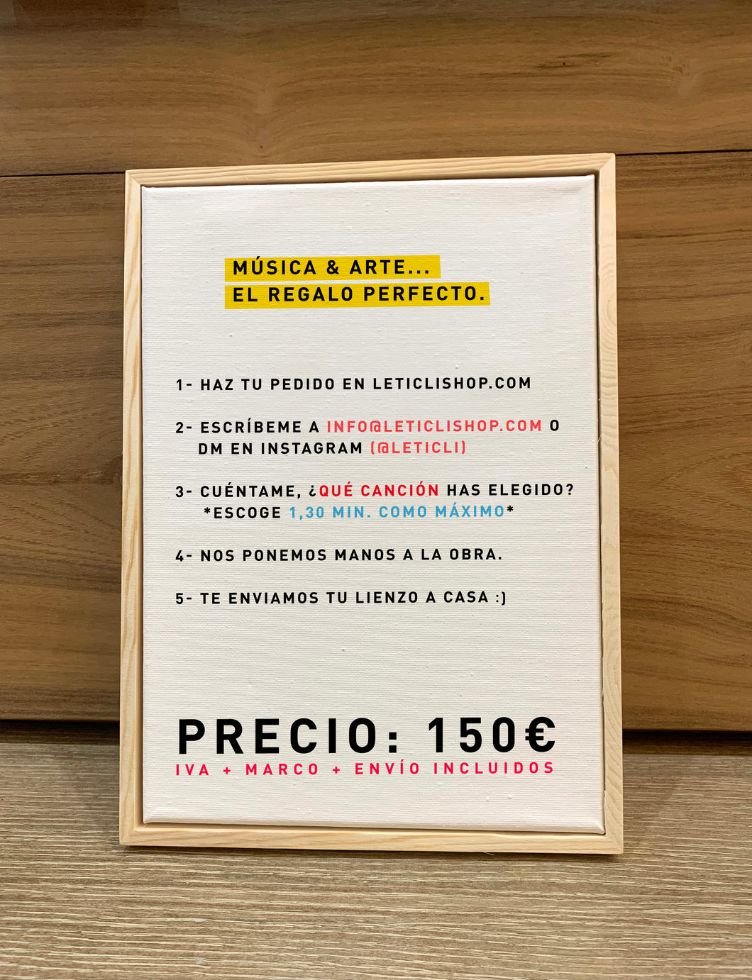 Lienzo Personalizado.