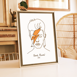 Lámina Decorativa "David Bowie"